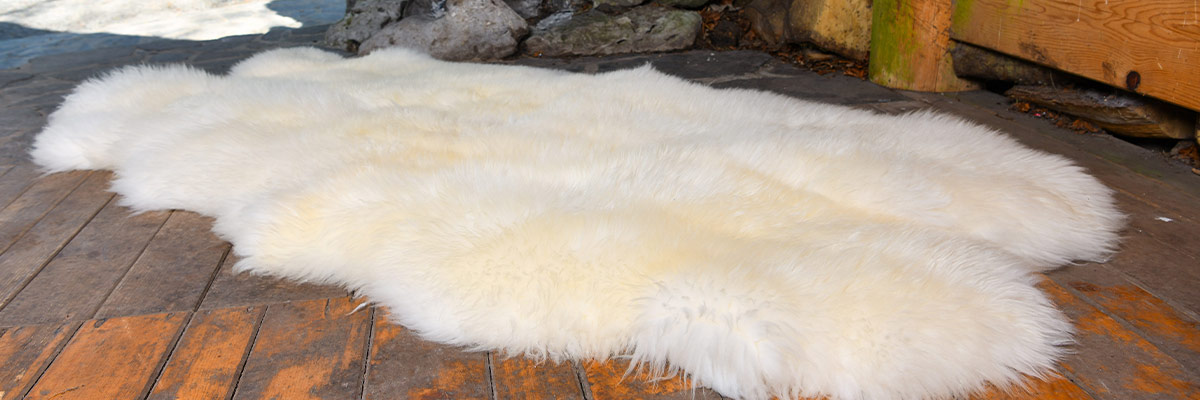 unique sheepskin rugs