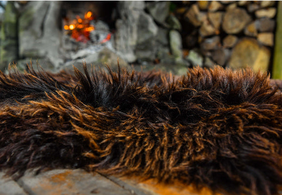 unique sheepskin rugs from Ireland