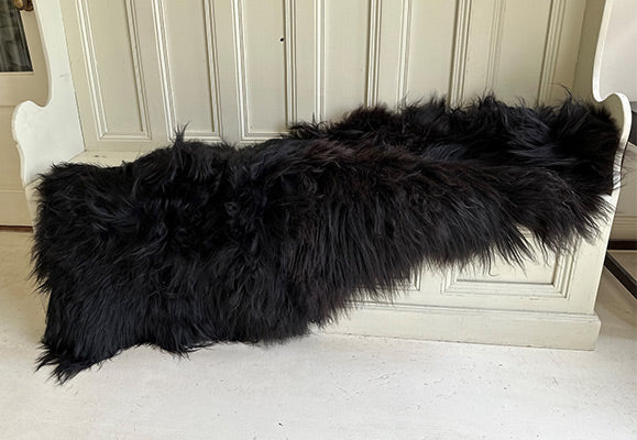 double sheepskin rug