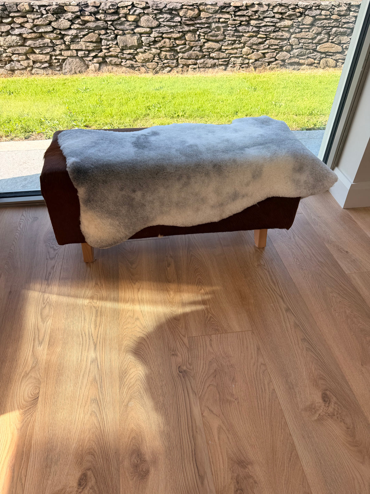 Saoirse Clipped Silver Grey Sheepskin Rug