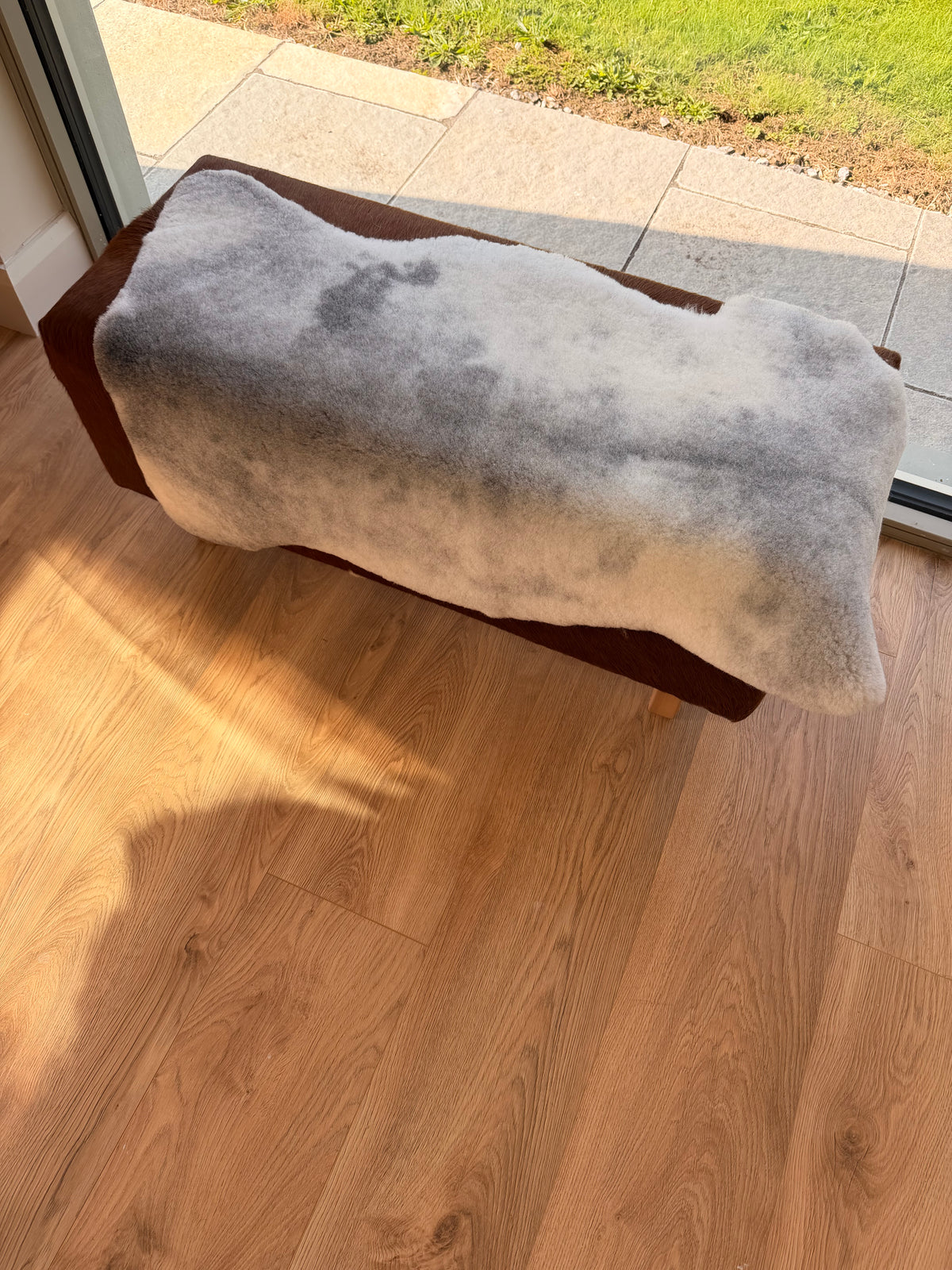 Saoirse Clipped Silver Grey Sheepskin Rug