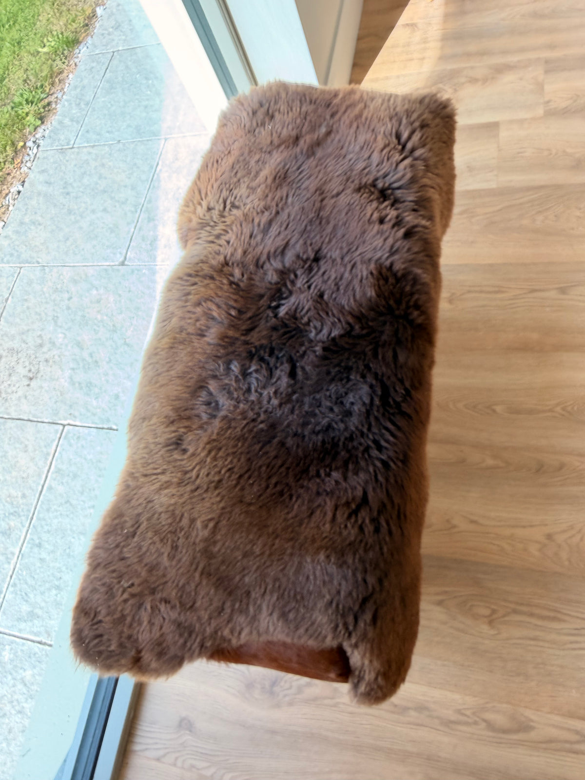 Bog Oak Deep Brown Sheepskin Rug