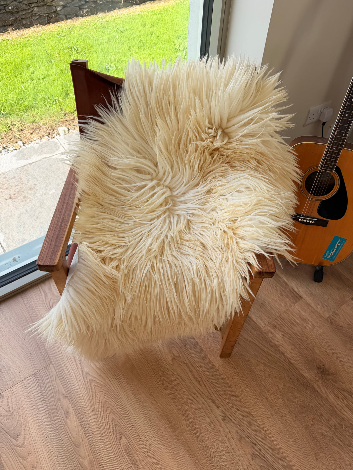 Wild Atlantic Ivory Long Wool Sheepskin Rug