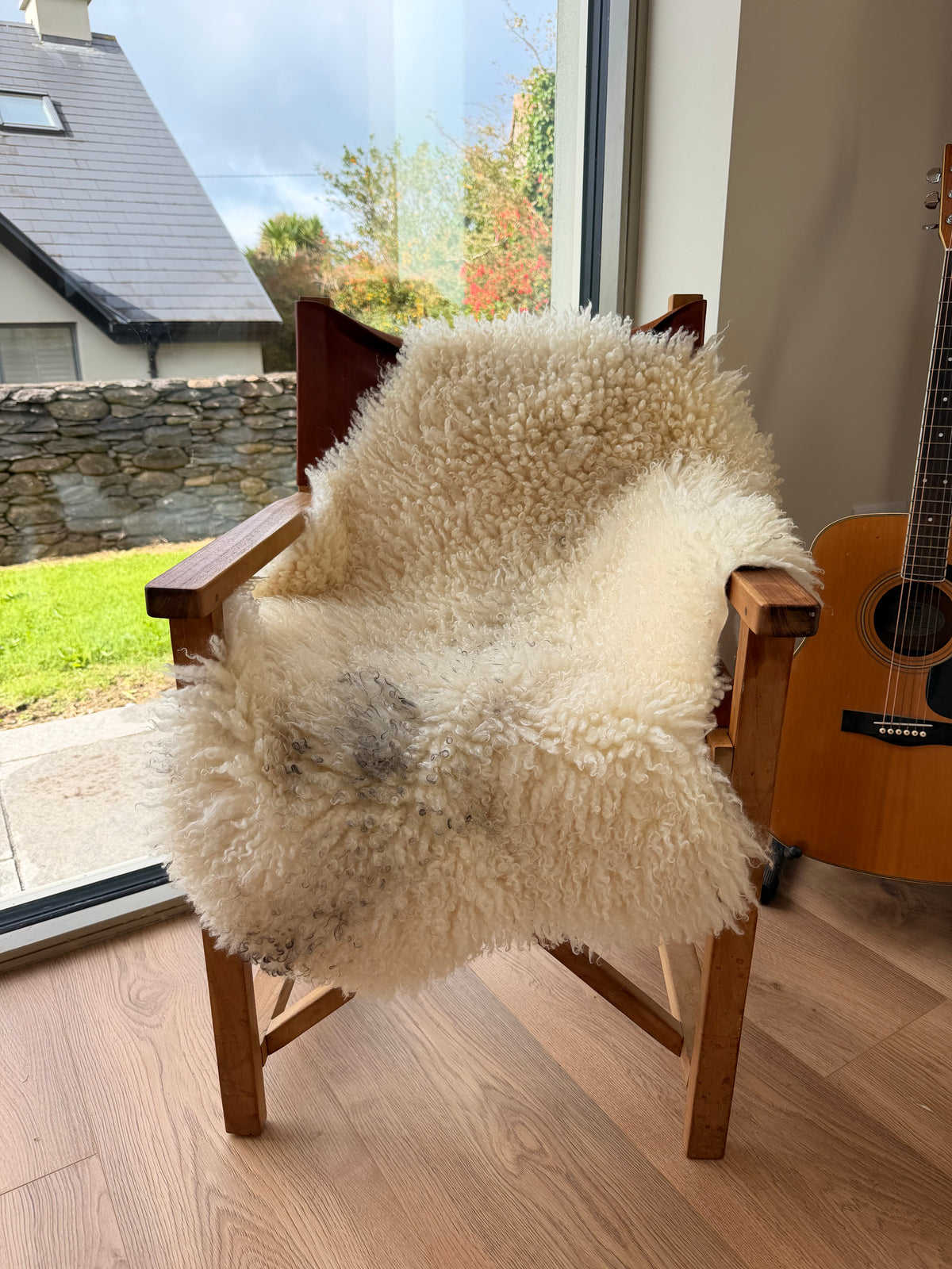 Atlantic Lace Curly White Sheepskin Rug