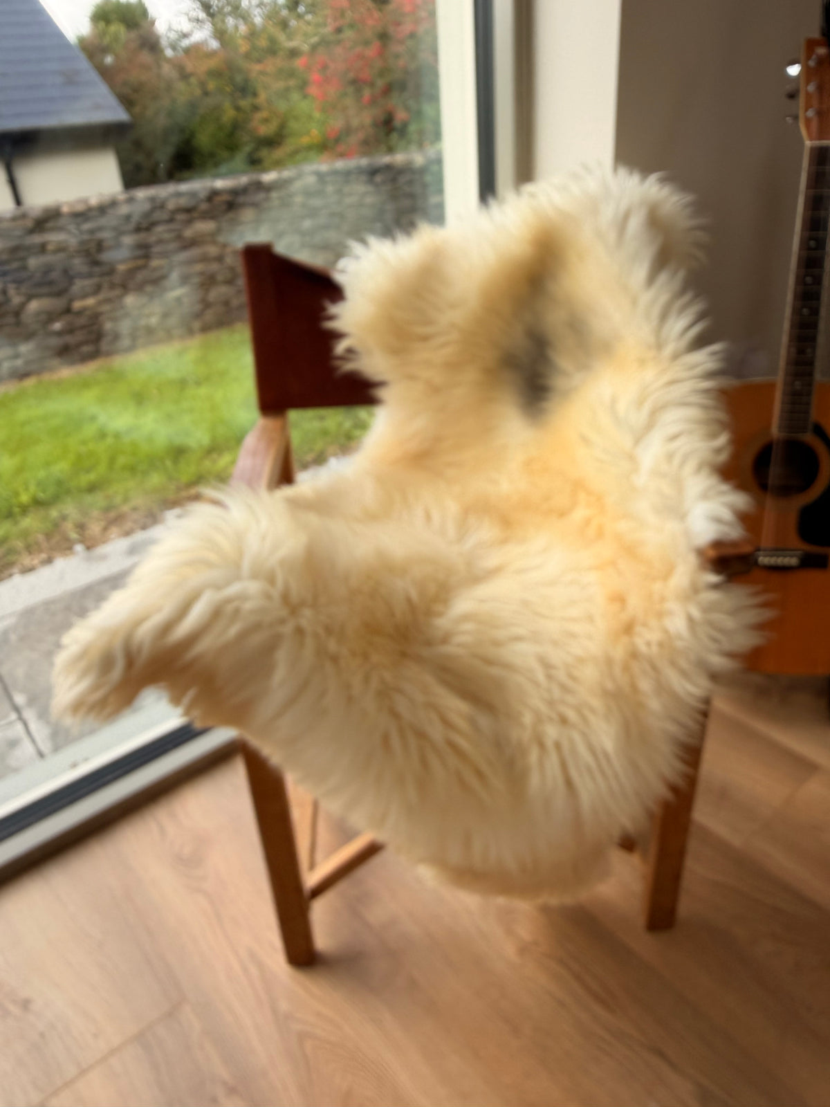 Misty Moor Ivory & Grey Sheepskin Rug