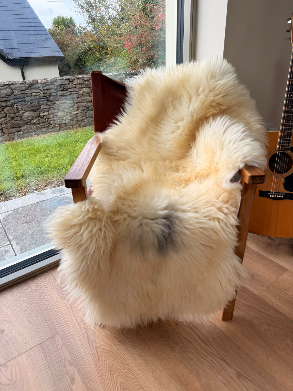 Misty Moor Ivory & Grey Sheepskin Rug