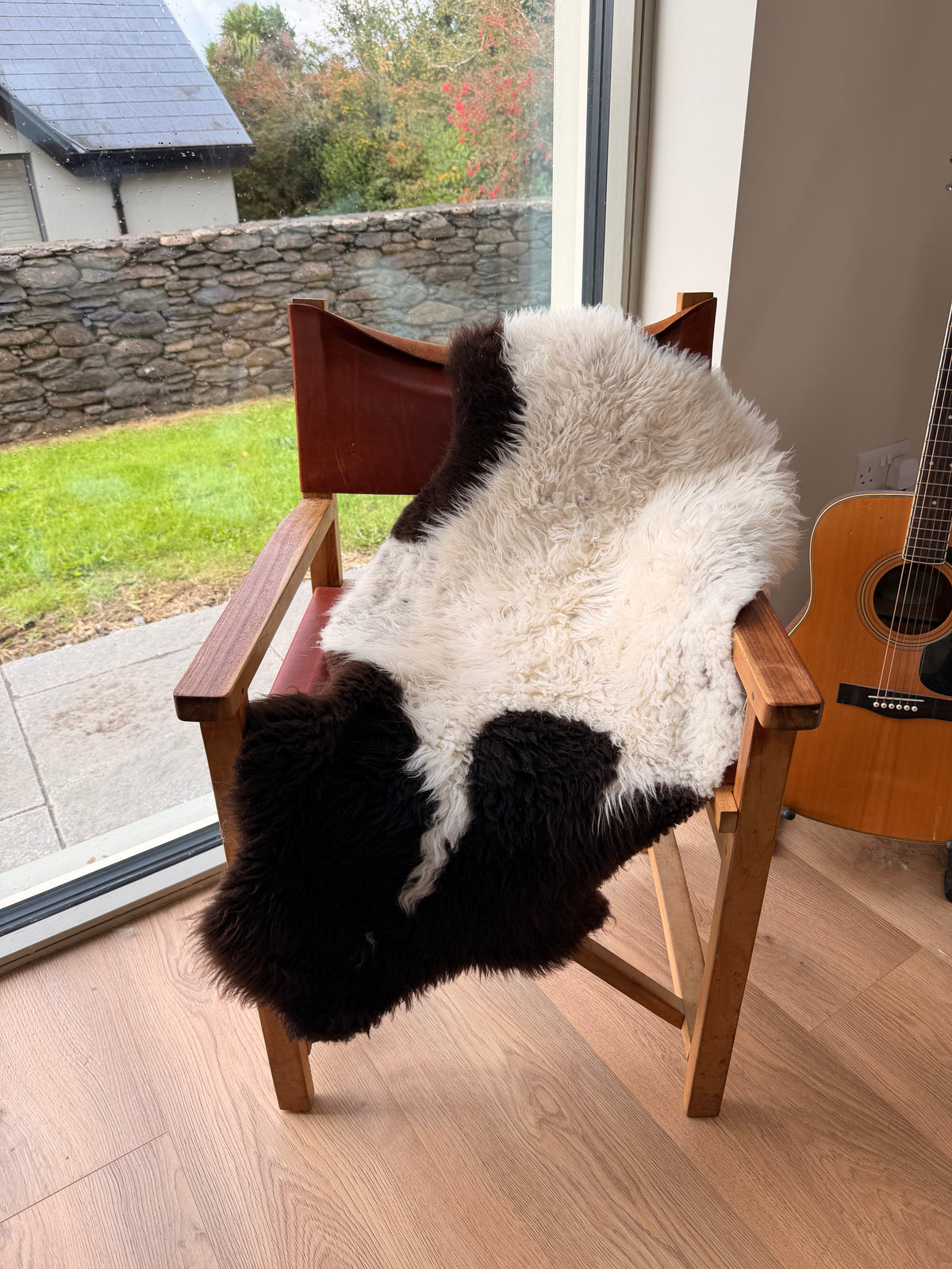 Atlantic Ink & Ivory Sheepskin Rug