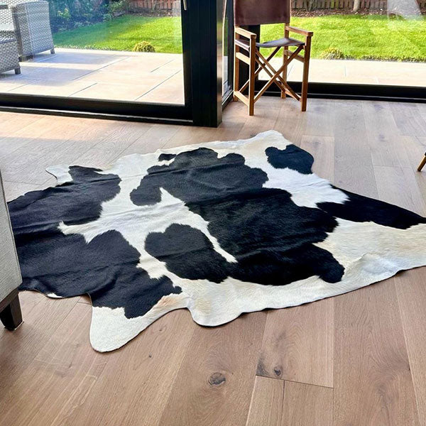 Irish cowhide rug