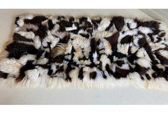 large sheepskin rug