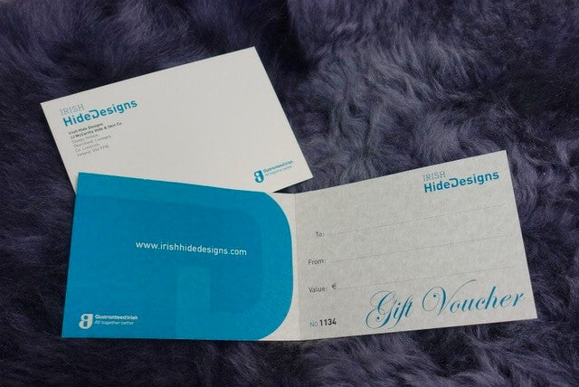Gift Voucher Irish Hide Designs