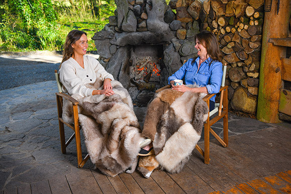 lambskin throws
