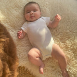 sheepskin rug for baby