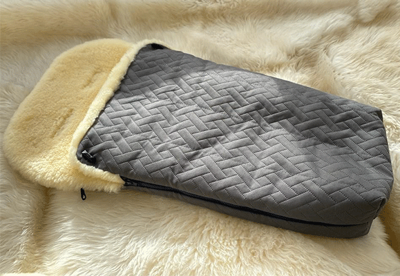 grey buggy footmuff
