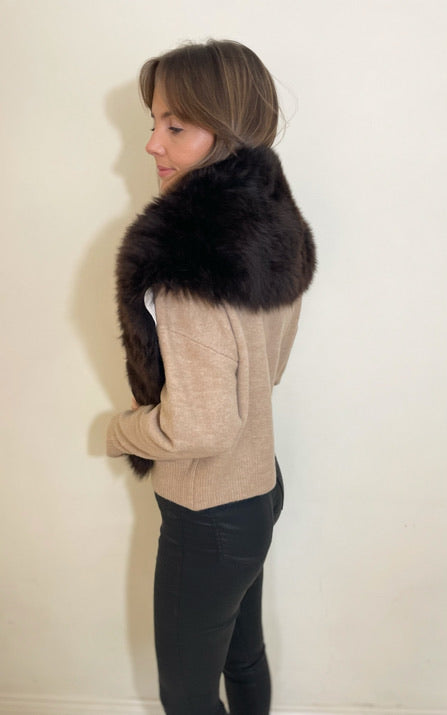 Shearling Neckwear/Scarf