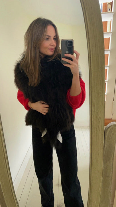 Shearling Neckwear/Scarf