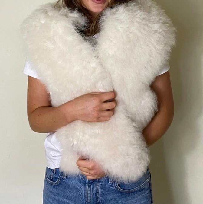 Shearling Neckwear/Scarf