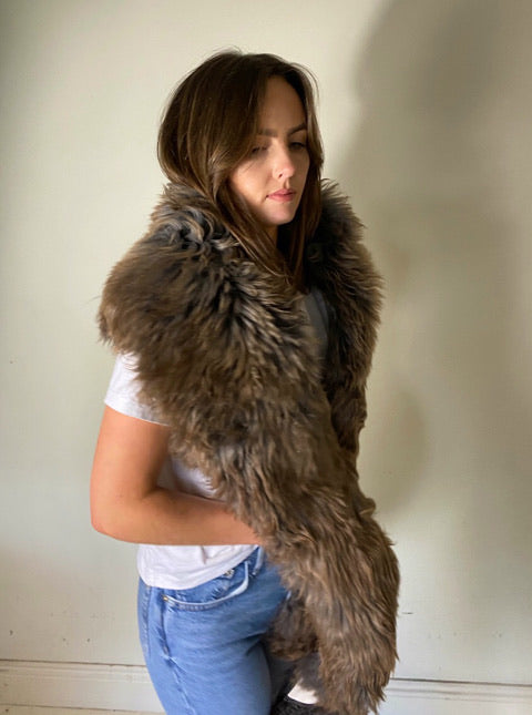 Shearling Neckwear/Scarf