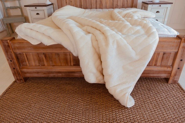 Natural Wool Double Bed Mattress Topper