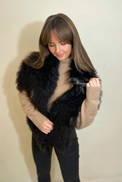 Shearling Neckwear/Scarf