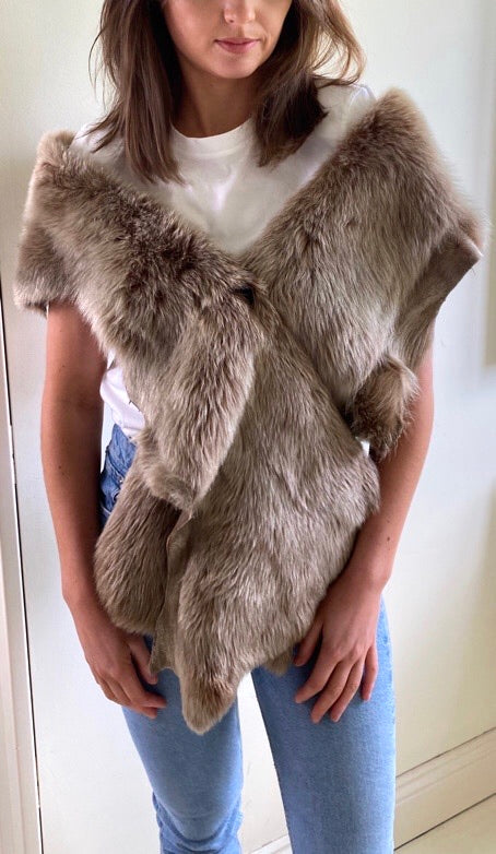 Shearling Neckwear/Scarf