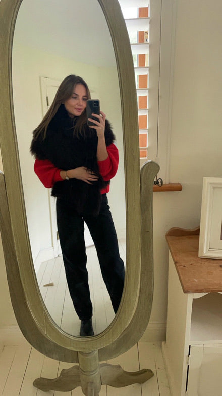 Shearling Neckwear/Scarf