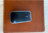 real leather mouse mat