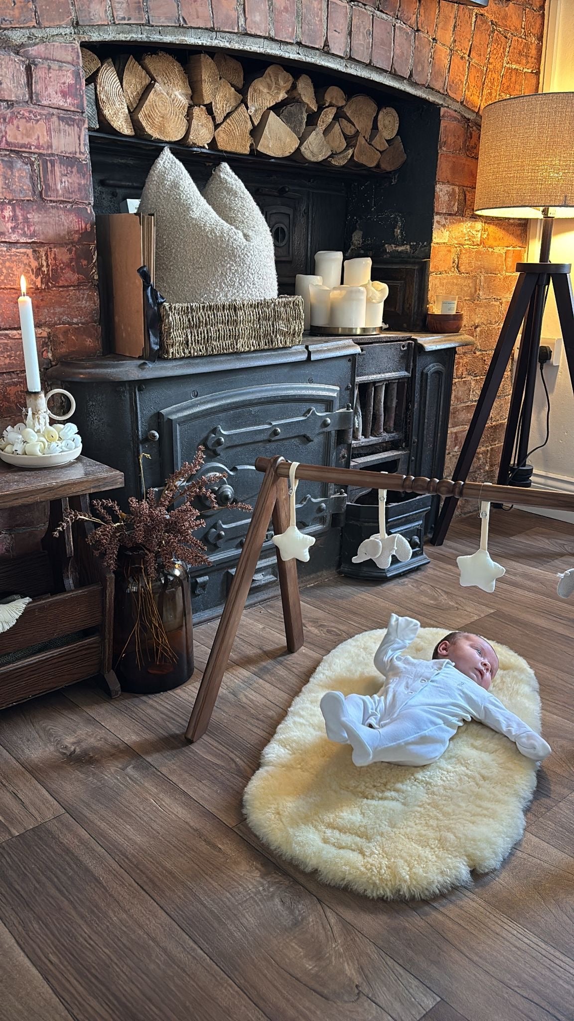 Vegetable Tanned Sheepskin Baby Buggy Liner