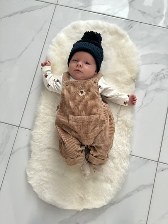 Natural White/Cream Sheepskin Buggy Liner