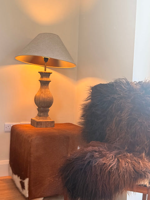 Mila Brown Shaggy Sheepskin