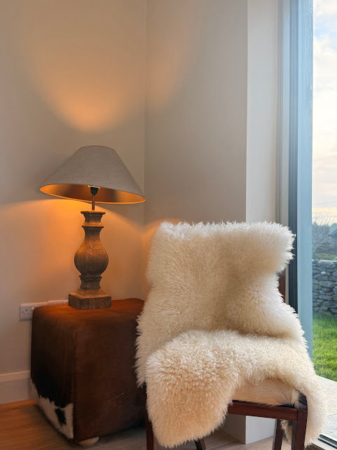 Isla White Sheepskin