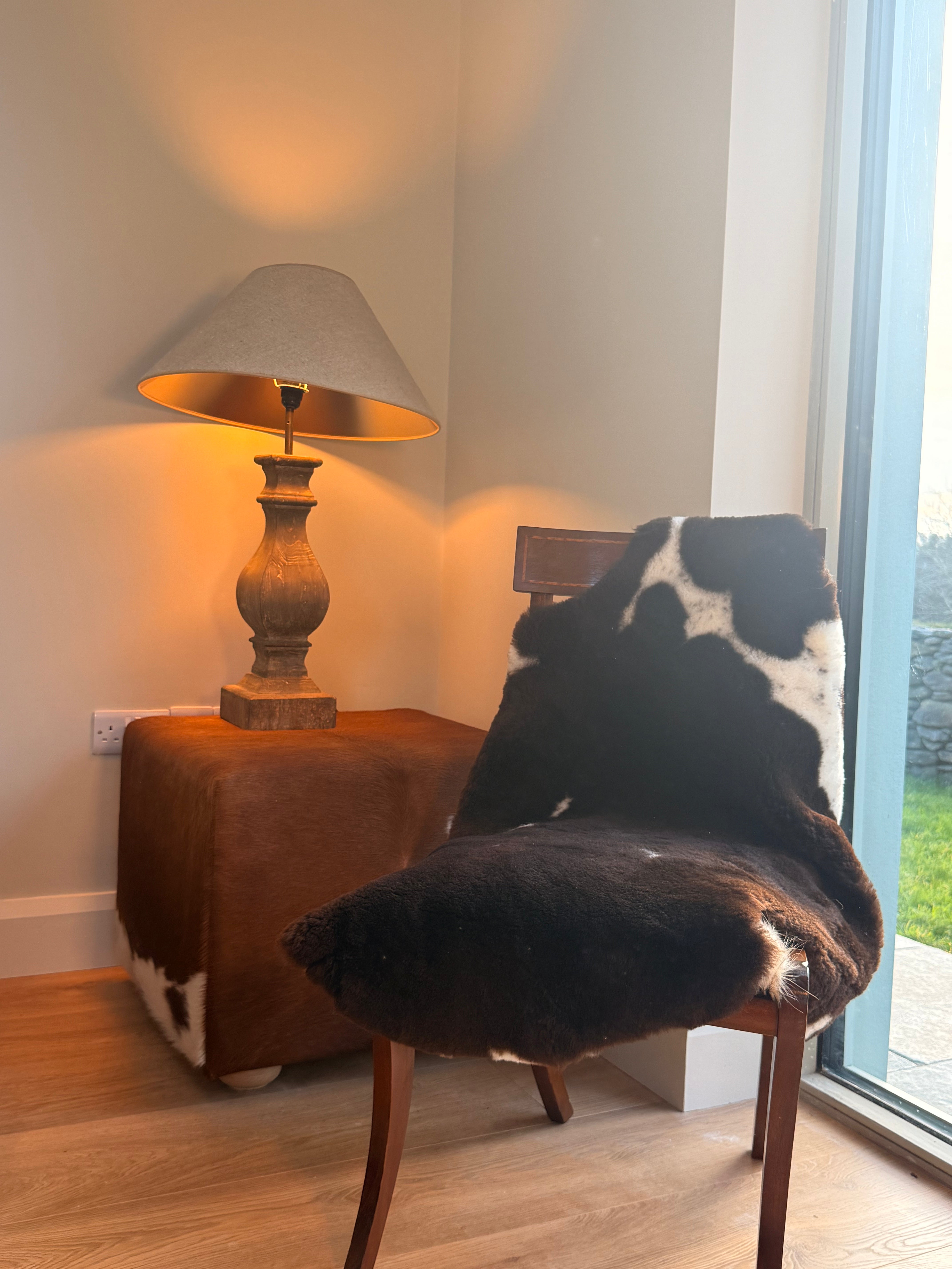 Lacey Spotted Sheepskin