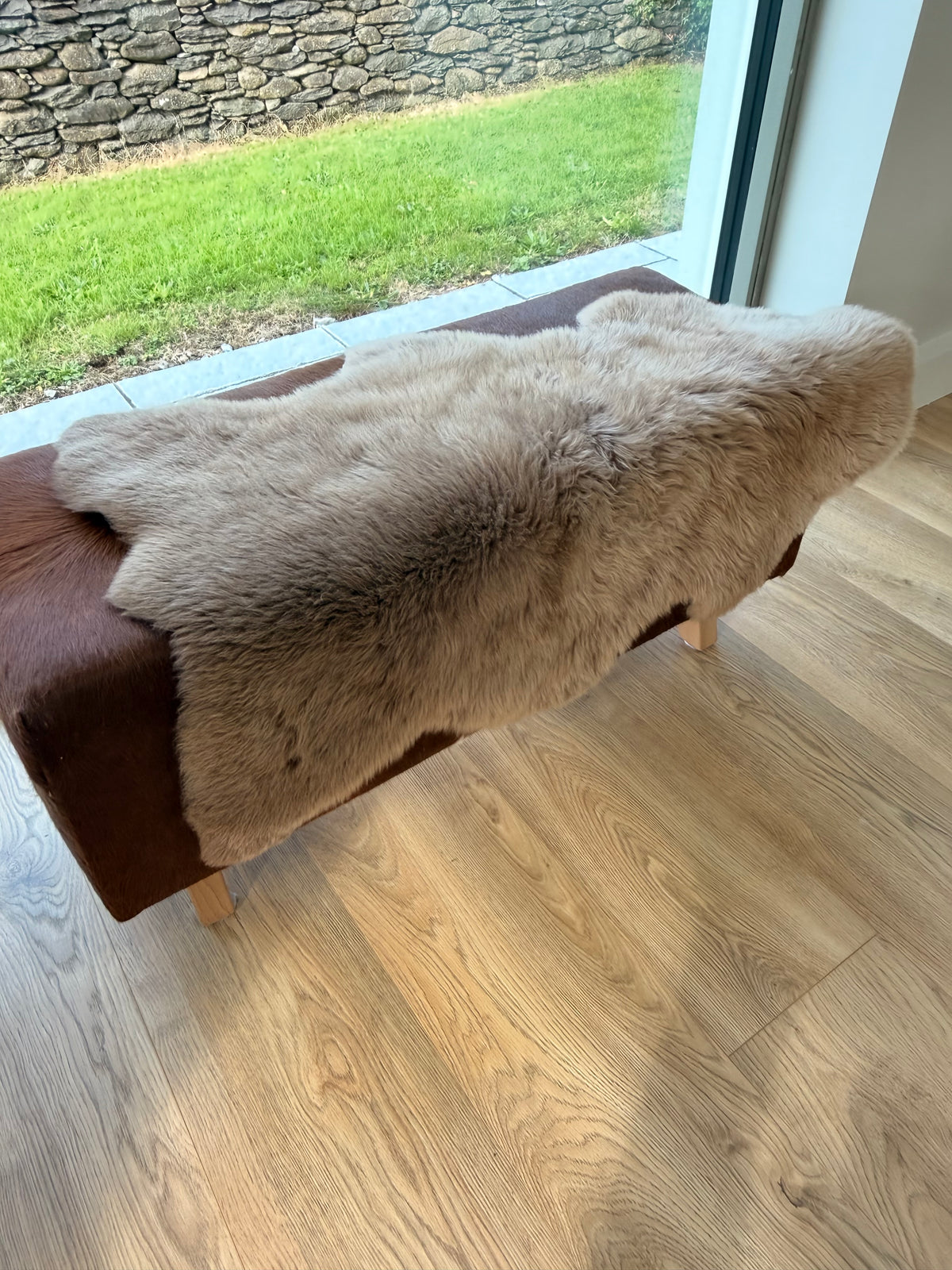 Limestone Haze Taupe Sheepskin Rug