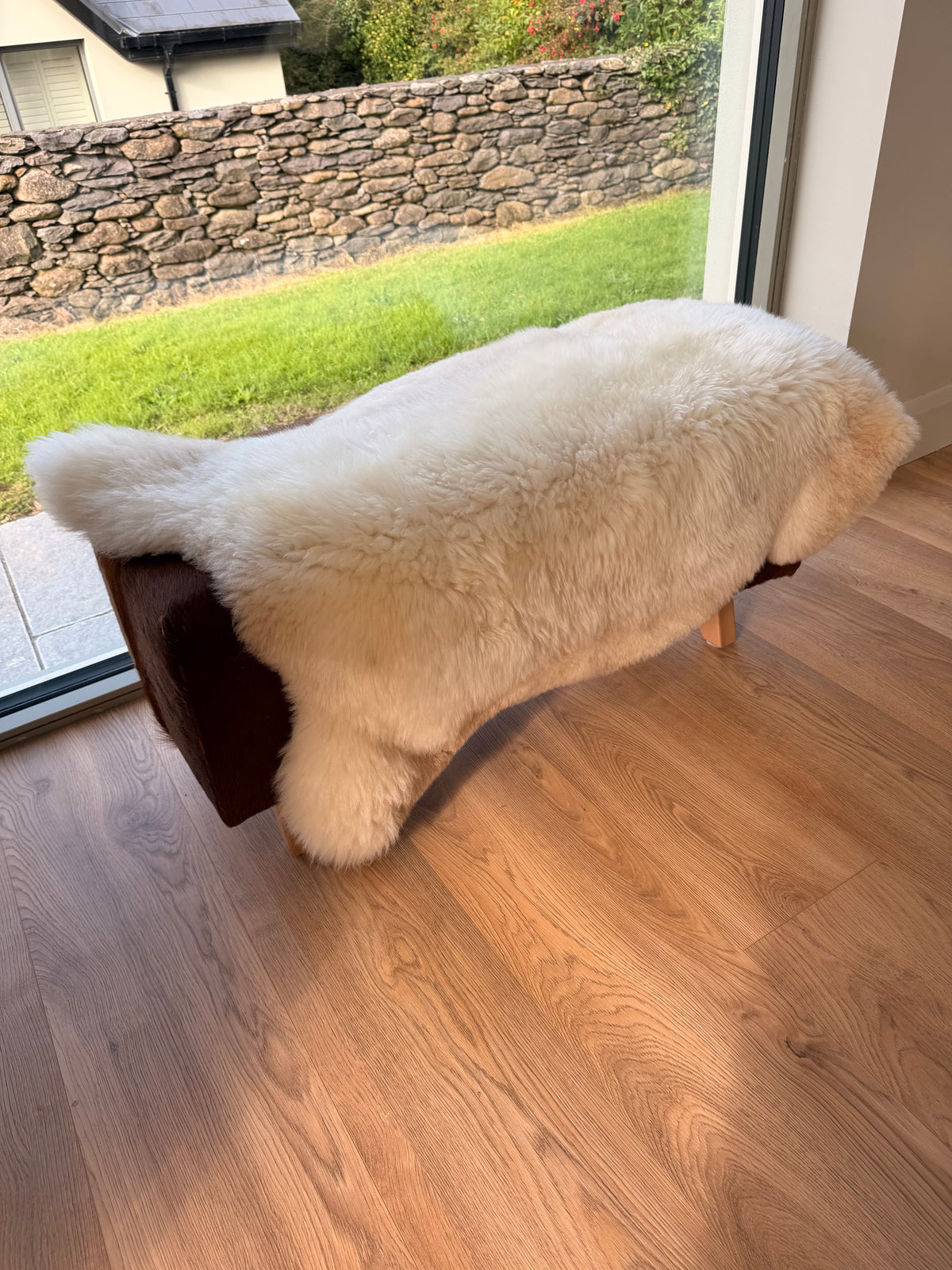 Atlantic Pearl Ivory Sheepskin Rug