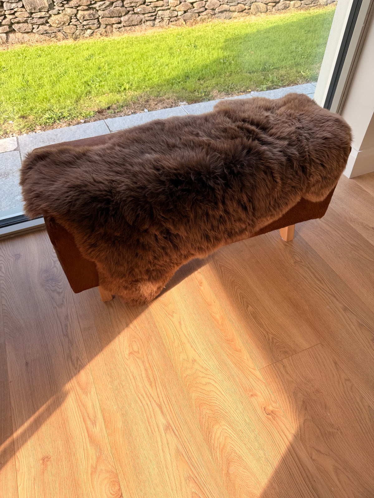 Maeve Deep Brown Sheepskin Rug