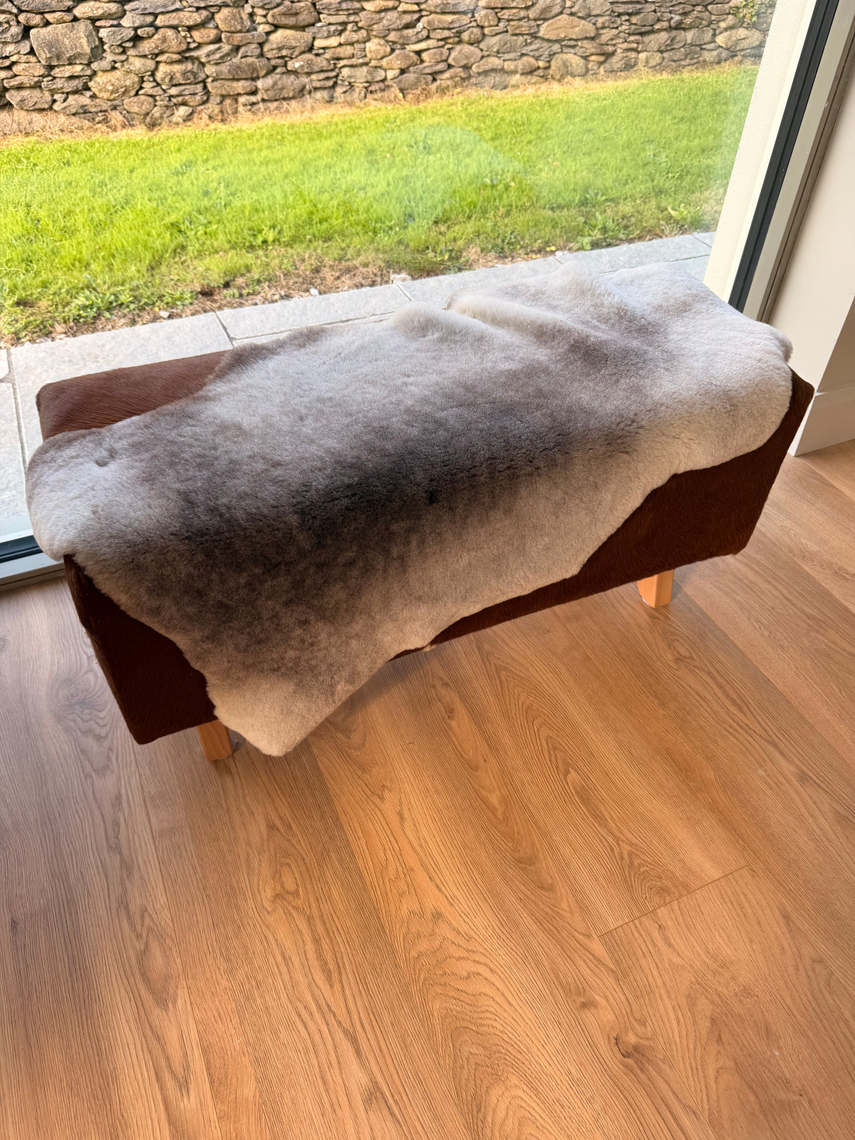 Finn Clipped Grey Sheepskin Rug