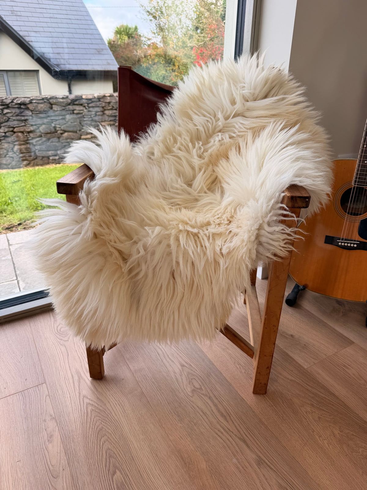 Coastal Cloud Shaggy Ivory Sheepskin Rug