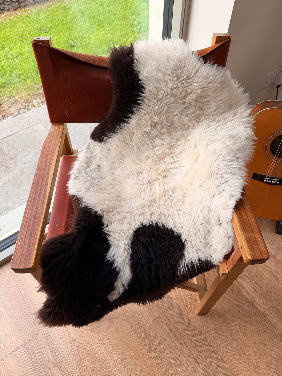 Atlantic Ink & Ivory Sheepskin Rug