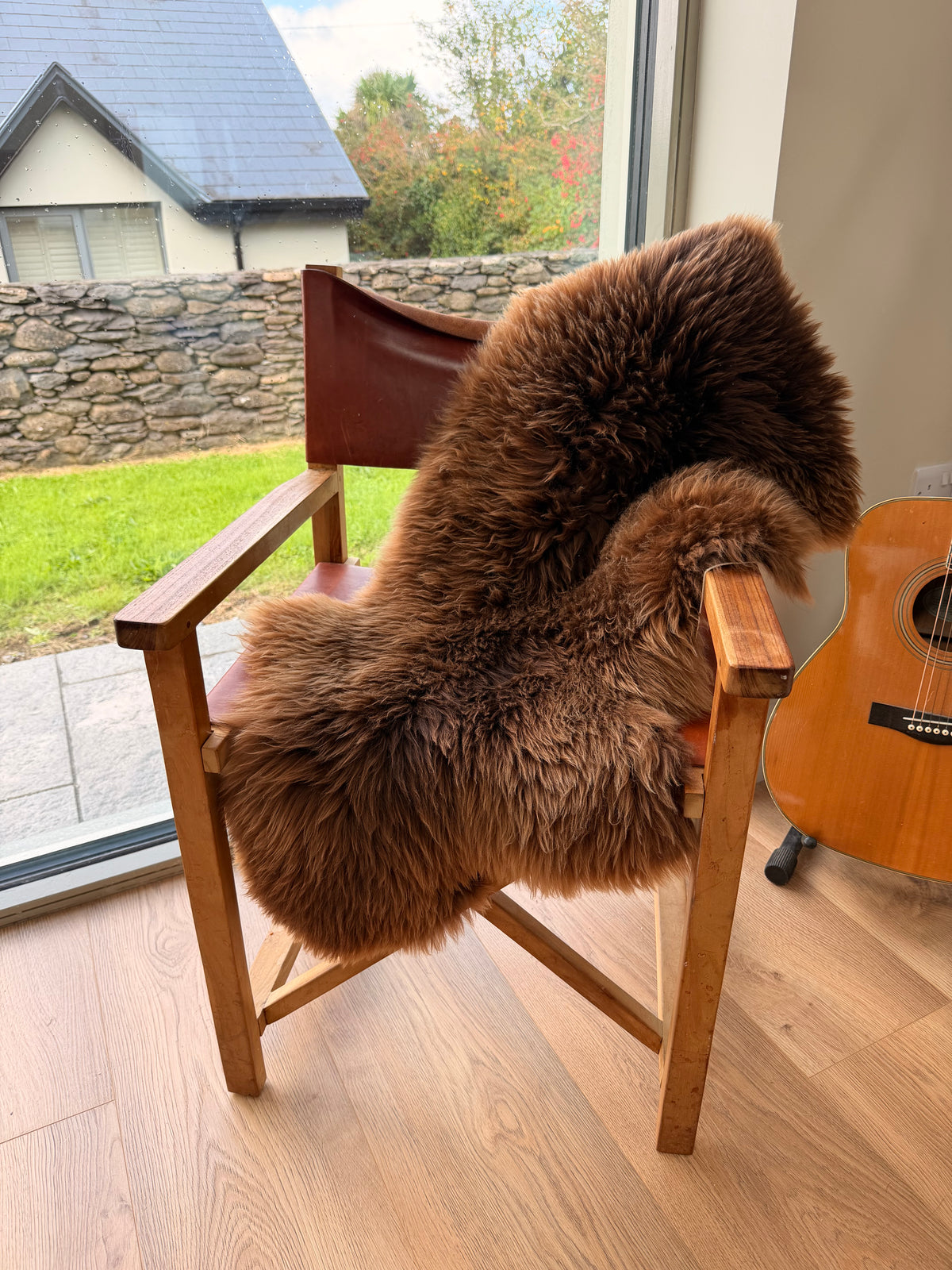 Copper Glen Brown Sheepskin Rug
