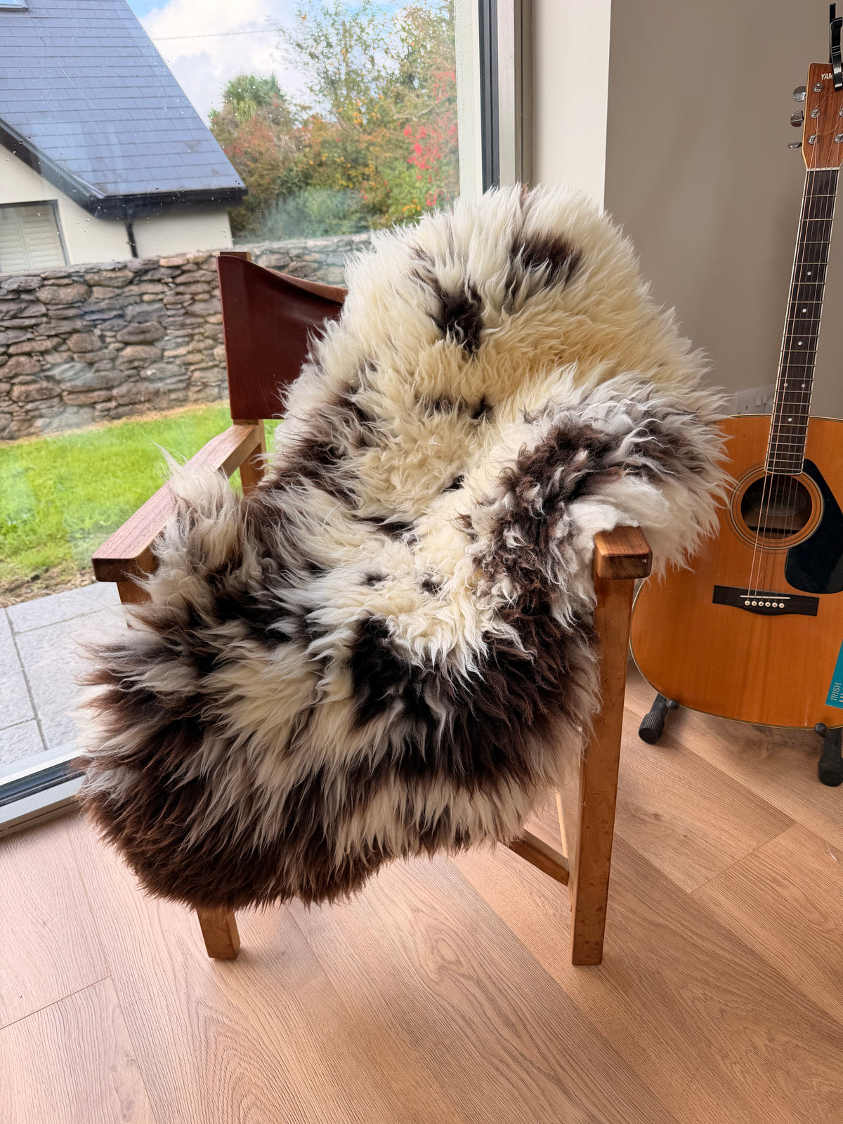 Connemara Bramble Cream & Cocoa Sheepskin Rug