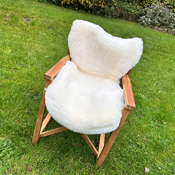 clipped wool car seat sheepskin cover