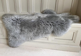 large grey sheepskin
