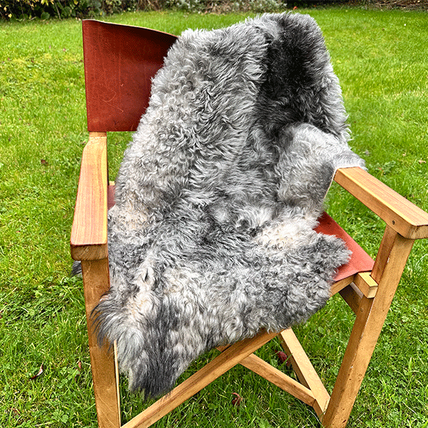 Natural Grey Sheepskin Rug