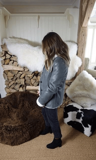 Aoife sheepskin jacket