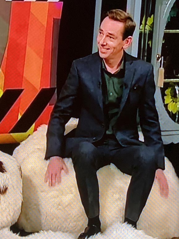 Sheepskin beanbag on Late Late Show