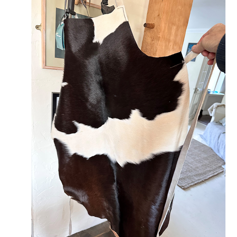 cowhide apron