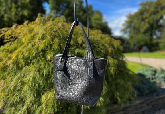 Black Leather Tote