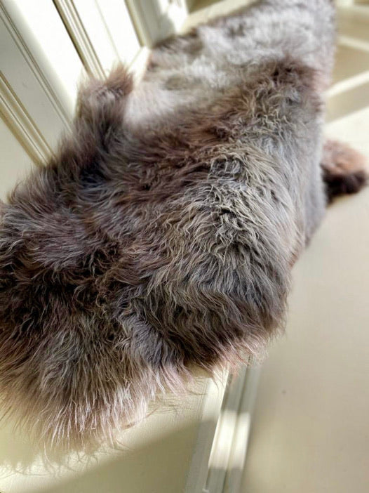 ‘Molloy’ Unique Sheepskin Rug – Irish Hide Designs