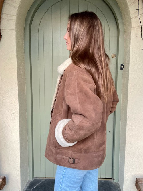 ladies sheepskin jacket