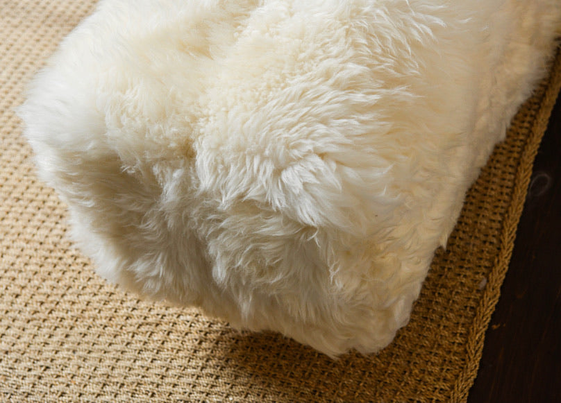 ‘Keeper Hill’ Sheepskin Ottoman