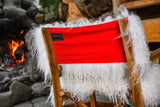 Shaggy Sheepskin Directors Chair (Made to order)
